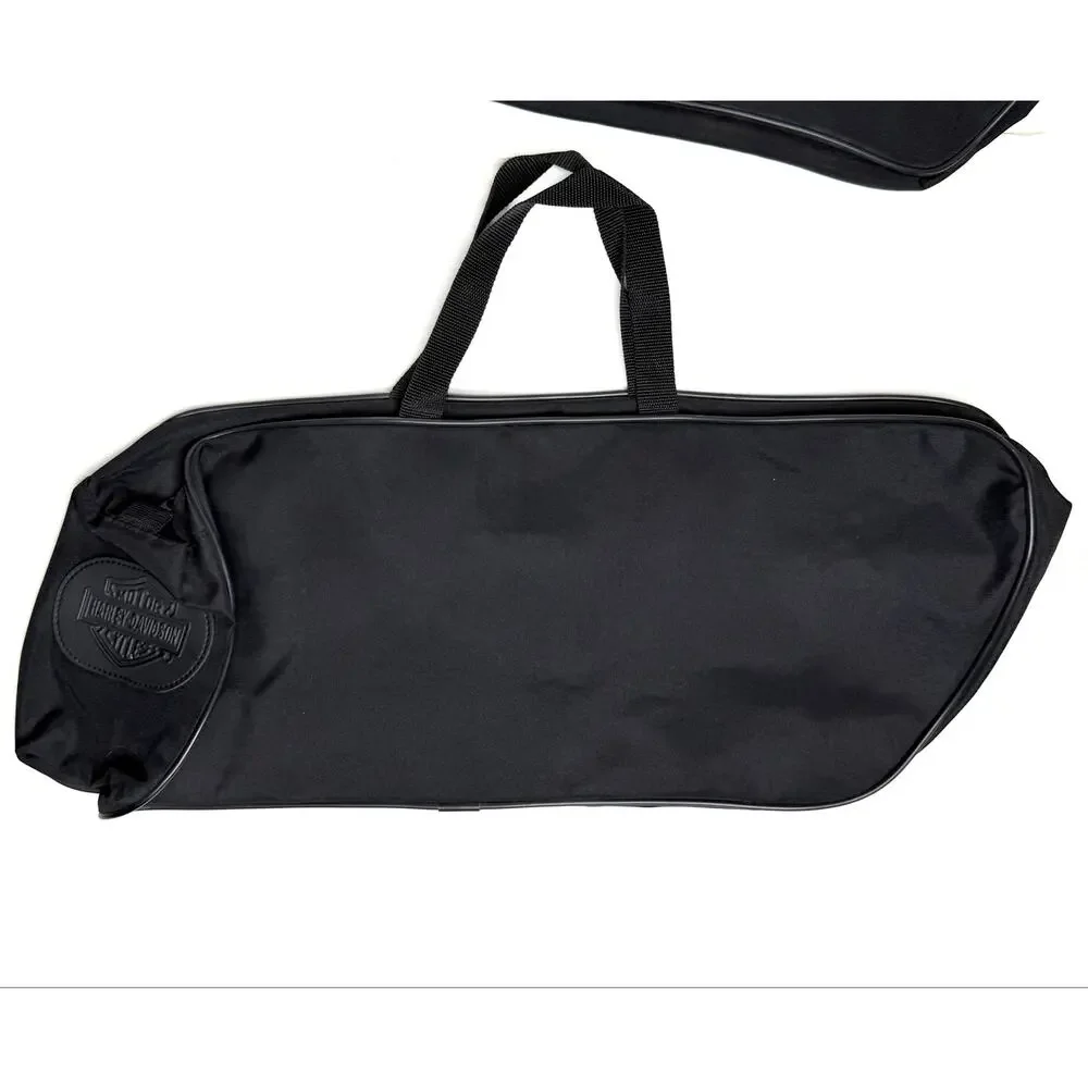 Pair 2 Harley Davidson Saddlebag Travel Paks 22x9 Liners Luggage Pack Bags Black